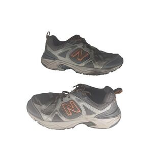 New Balance 481 V3 All Terrain Mens Gray Orange Running Shoes Size 10